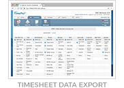 Timesheet Data Export