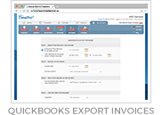 QuickBooks Export Invoices