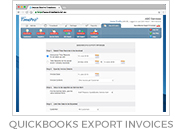 QuickBooks Export Invoices
