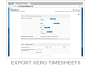 Export Xero Timesheets