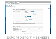 Export Xero Timesheets